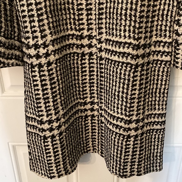 Zara Woman Houndstooth Flutter Sleeve Mini Dress - Picture 7 of 15